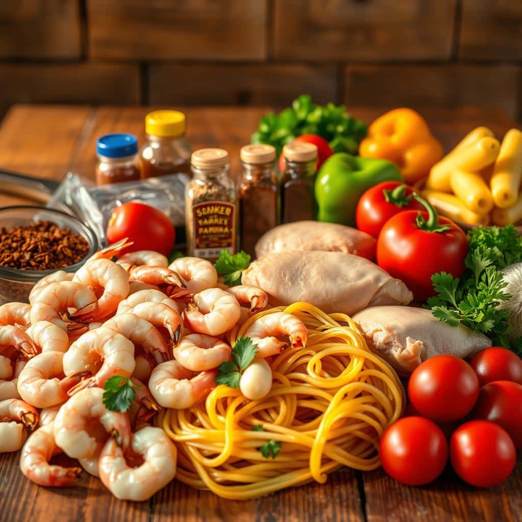Cajun Pasta Ingredients