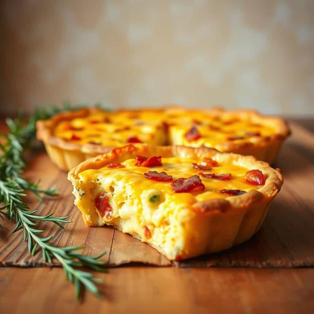 Bacon and Cheese Crustless Quiche