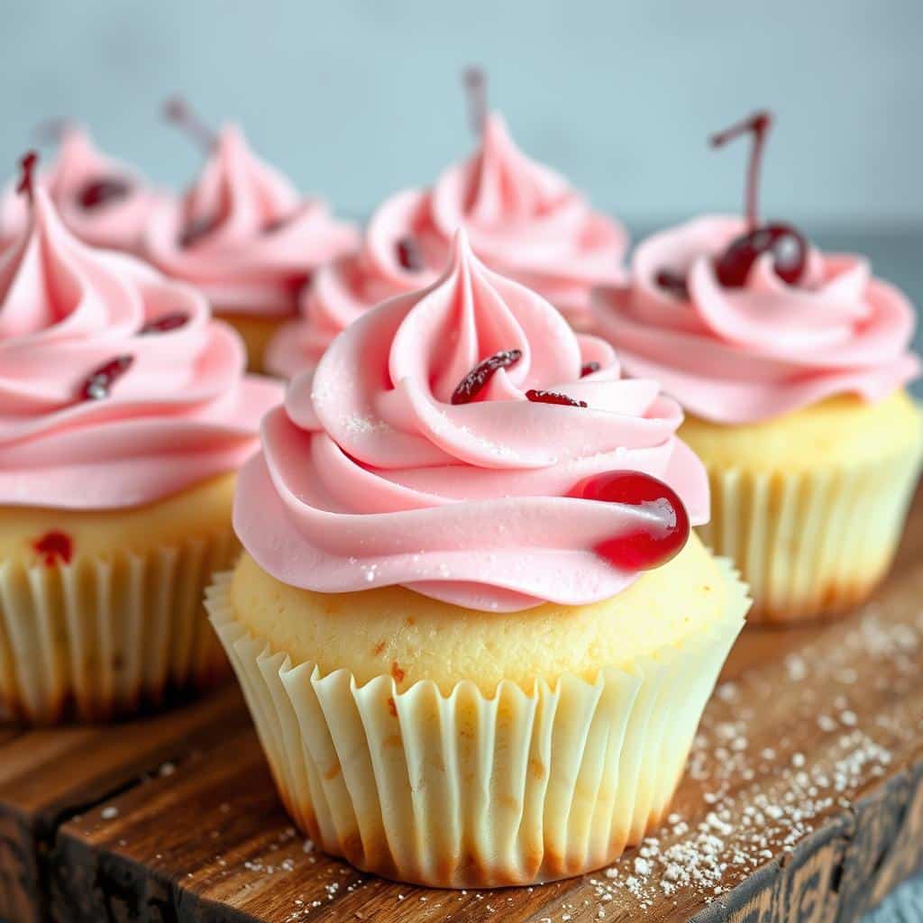 Cherry Cheesecake Cupcakes Fusion Dessert