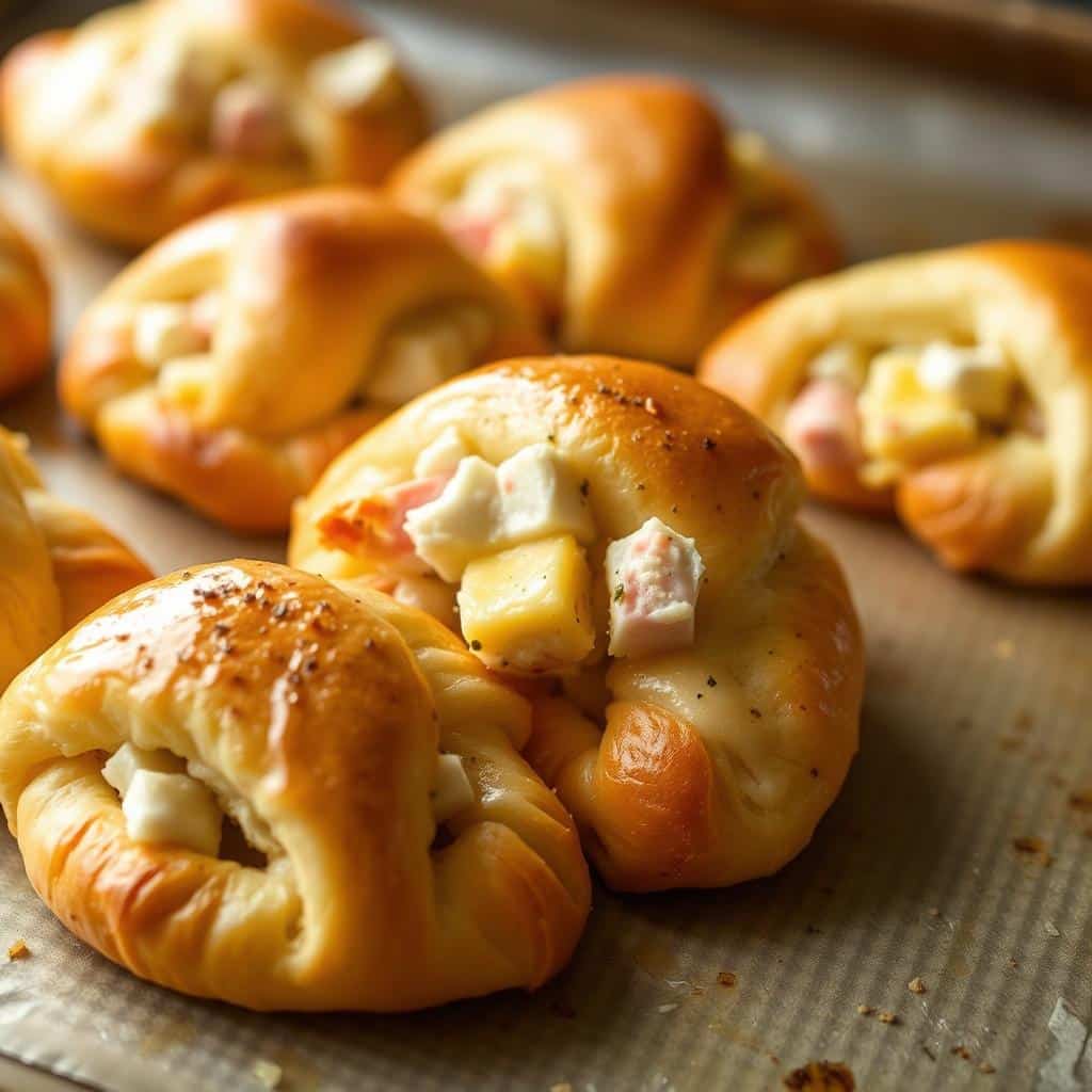 Crab and Cheese Crescent Rolls Appetizer