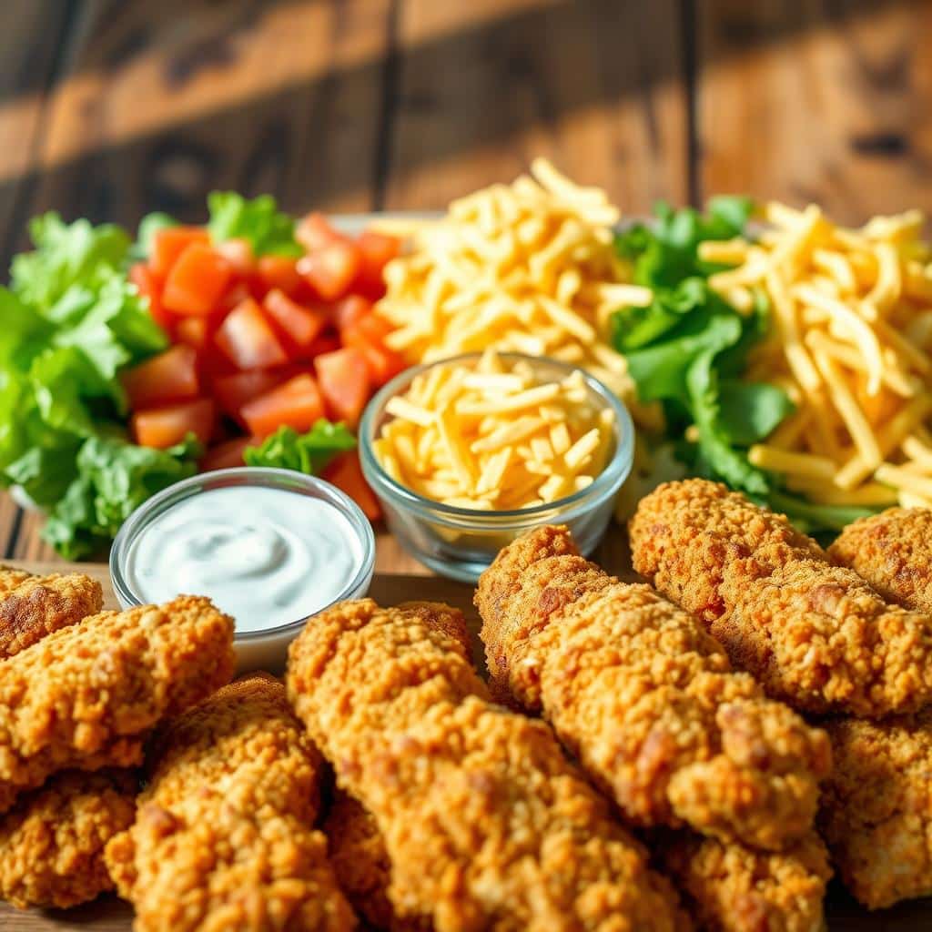 Crispy Chicken Ranch Snack Wrap Ingredients