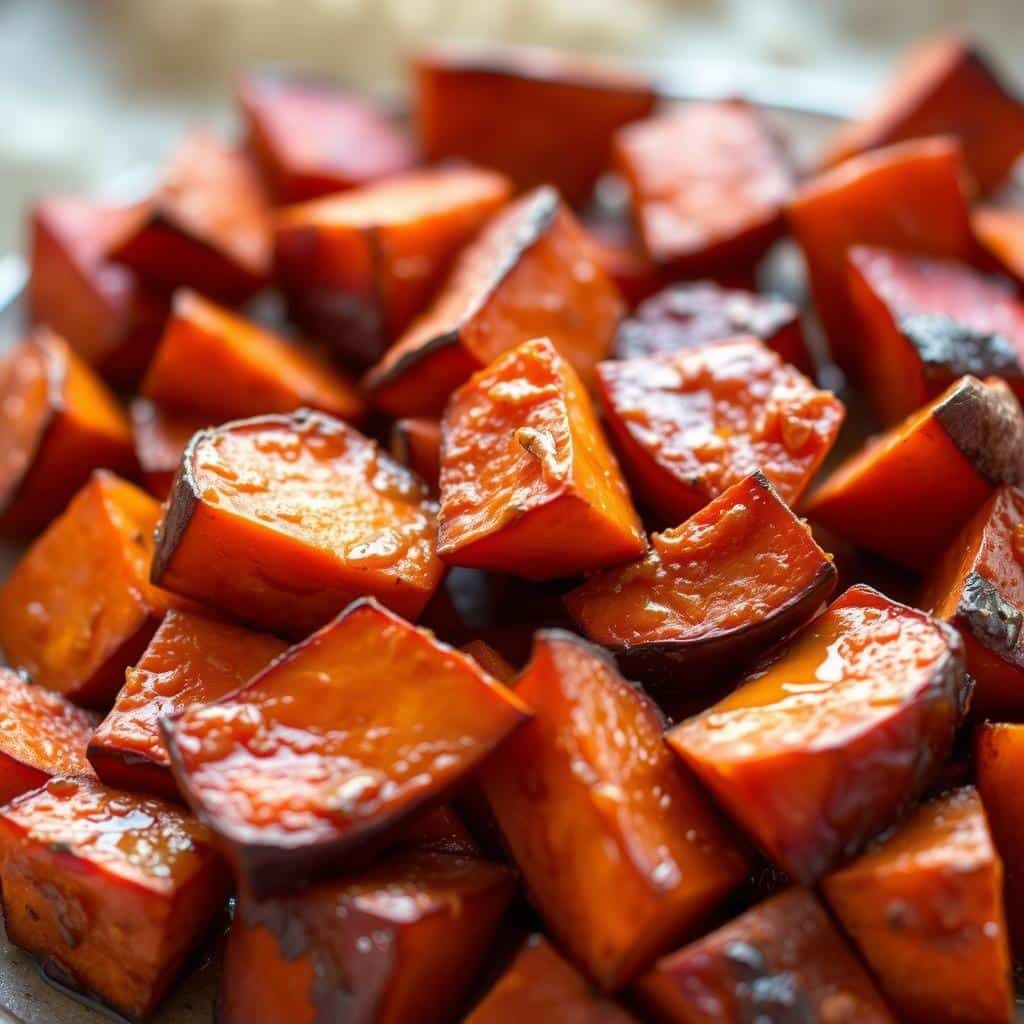 Honey Roasted Sweet Potatoes
