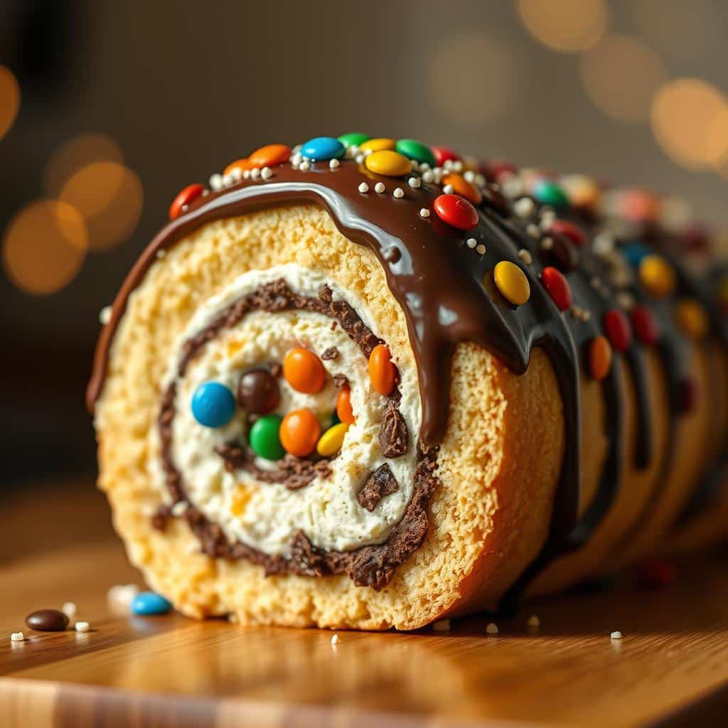 Ice Cream Cake Roll Dessert