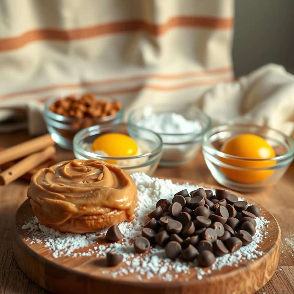 Reese's Peanut Butter Chocolate Chip Cookie Ingredients