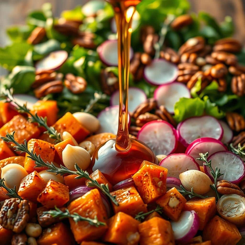 Roasted Hot Honey Sweet Potato Salad Ingredients