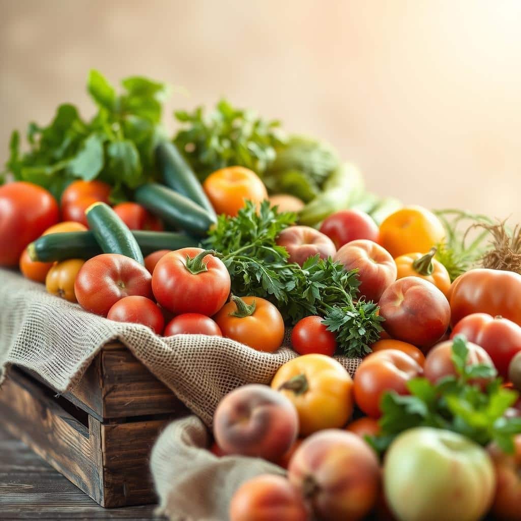 Seasonal Summer Produce Selection