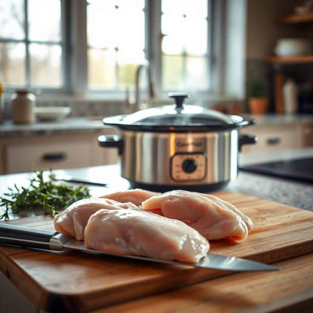 Slow Cooker Chicken Preparation