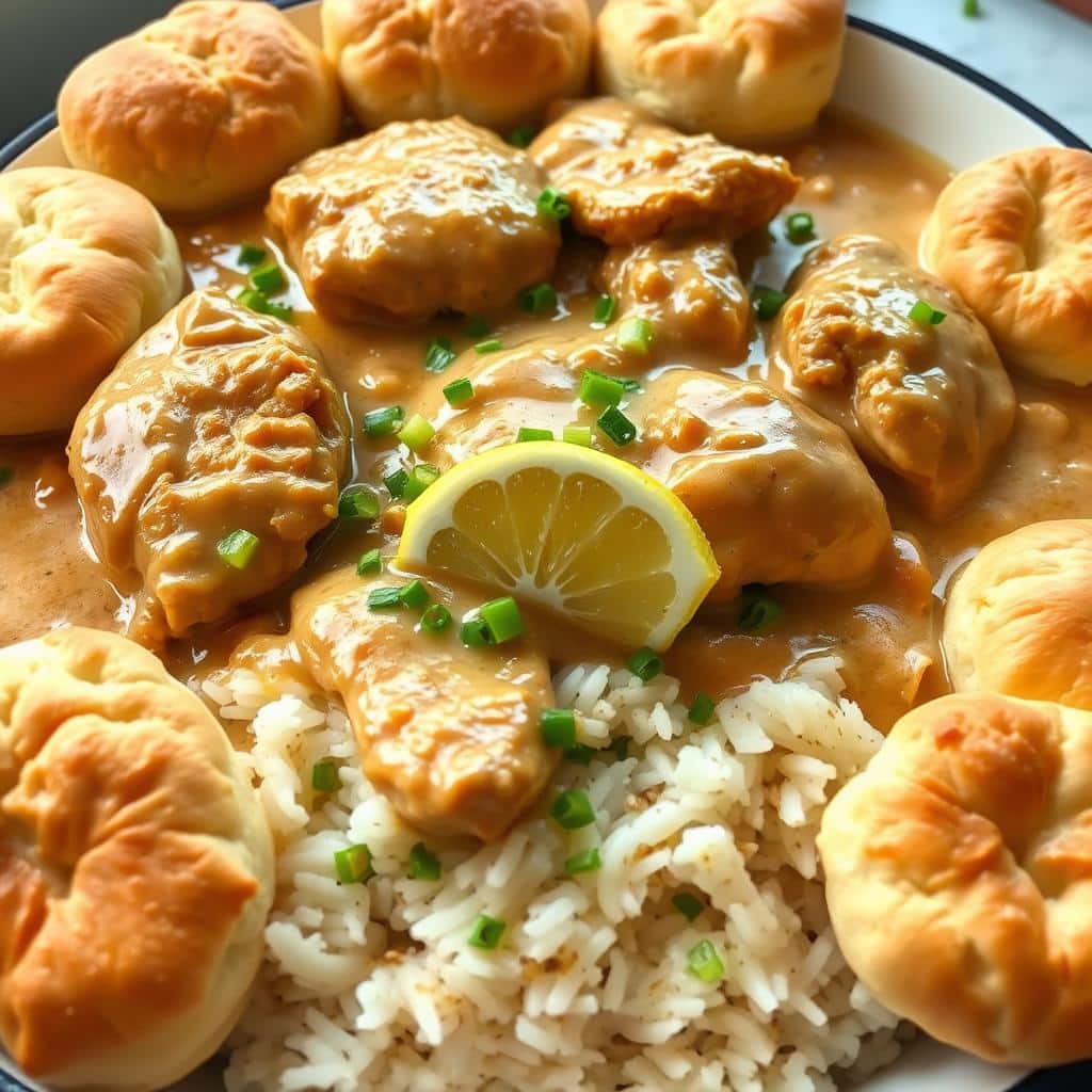 Southern Smothered Chicken Family Meal
