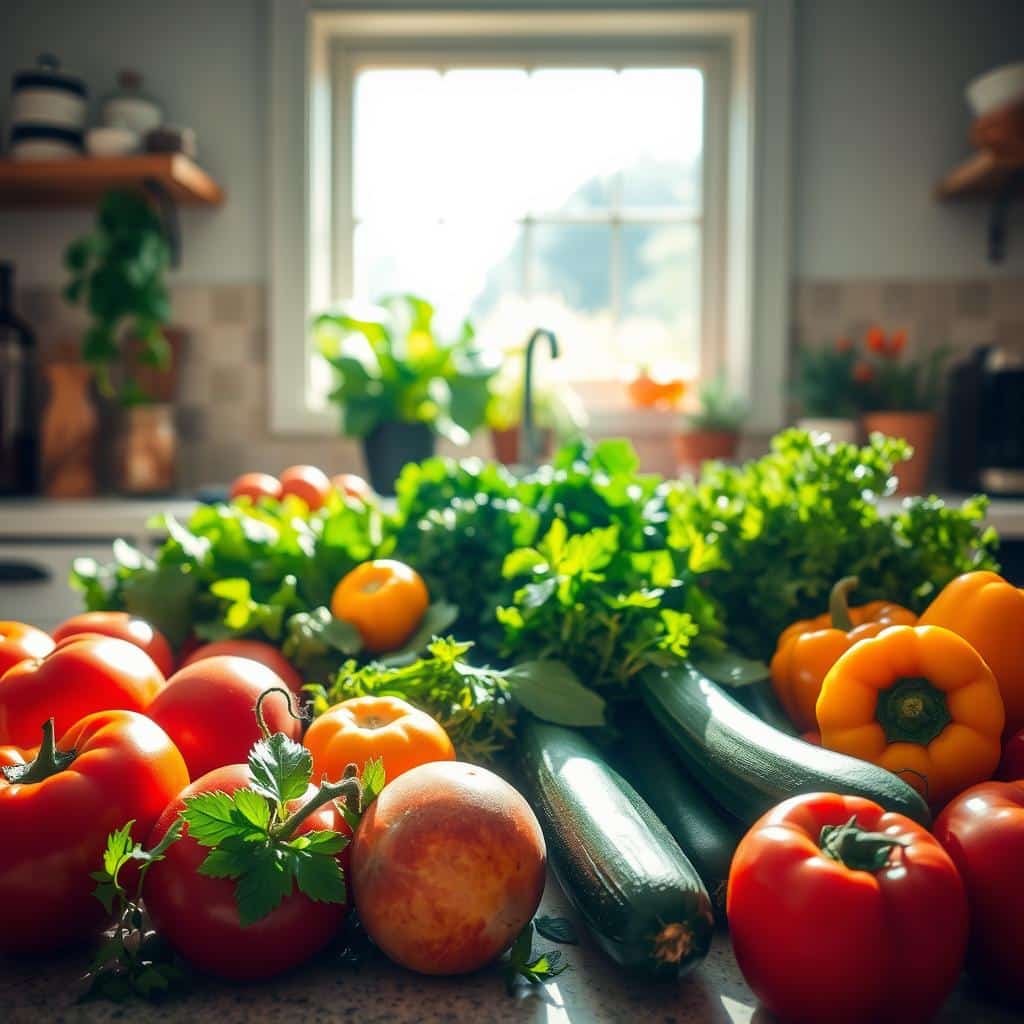 Summer Fresh Produce Selection