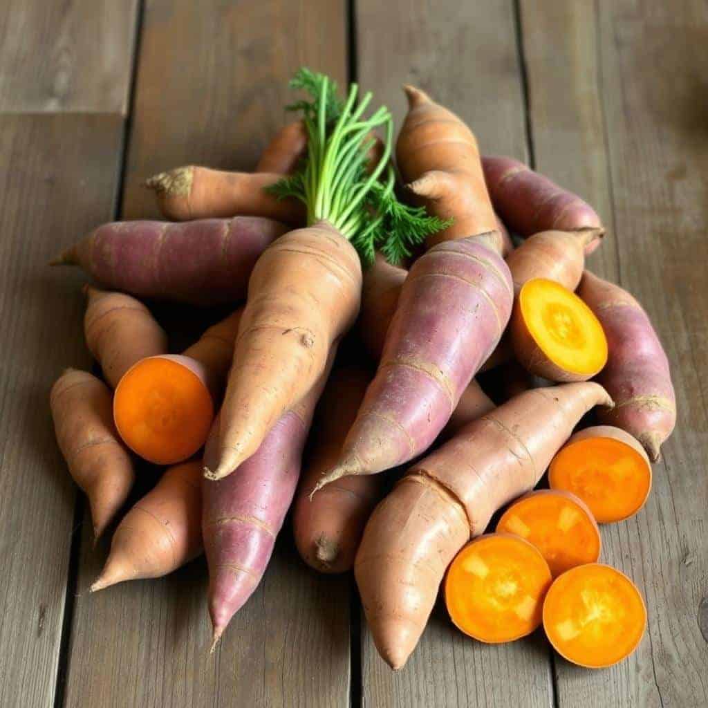 Sweet Potato Selection for Vegetarian Salads