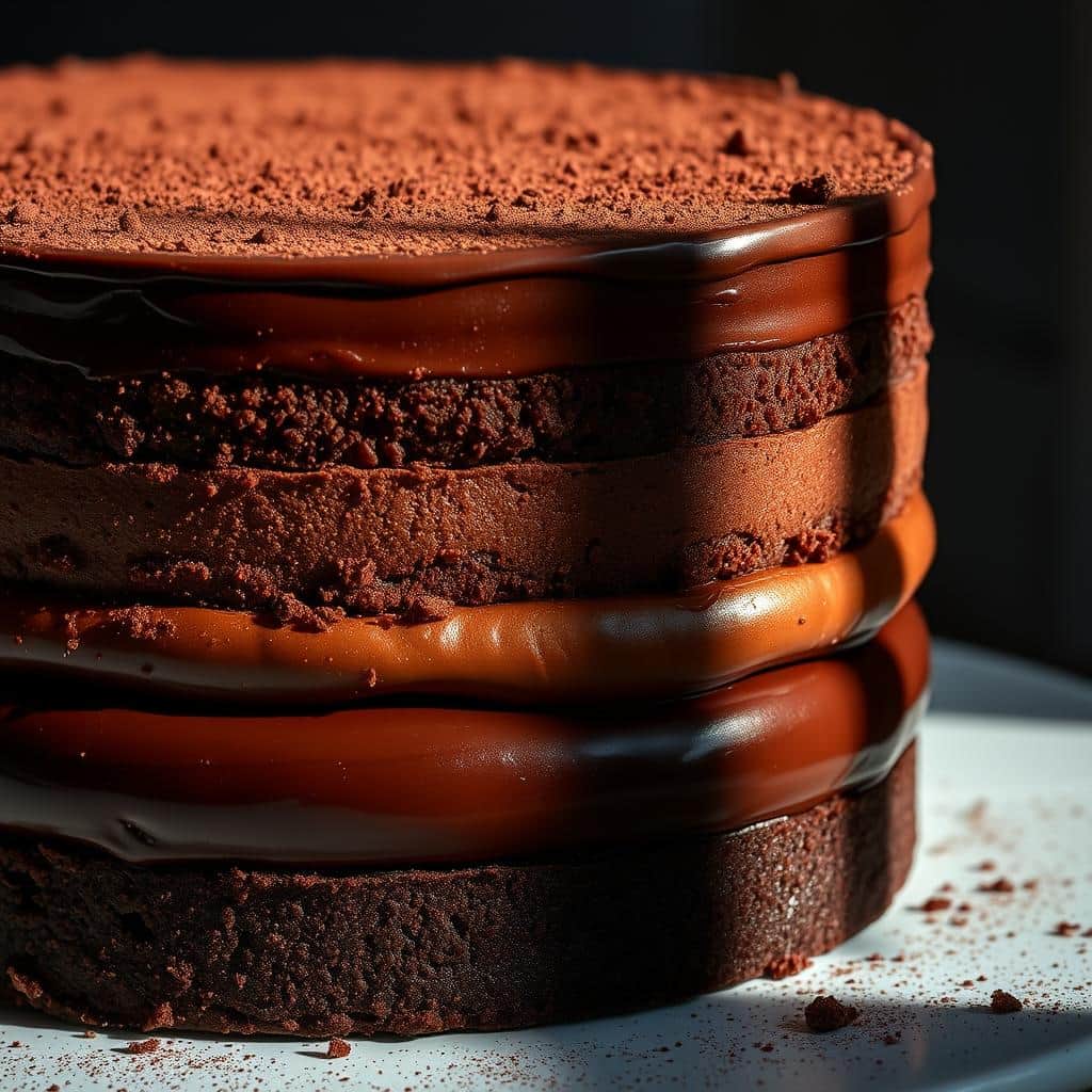 Triple Chocolate Cheesecake Layers