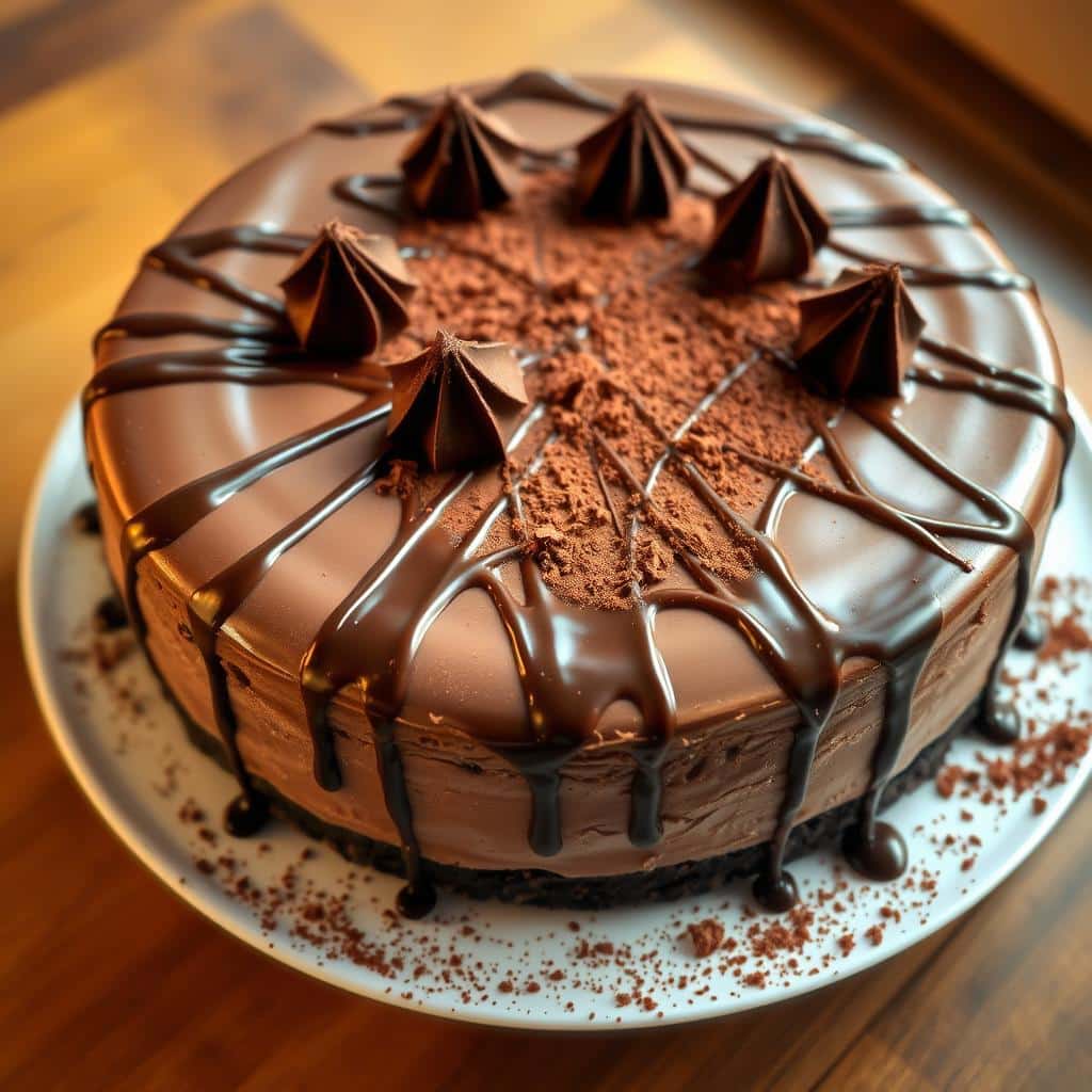 Triple Chocolate Cheesecake