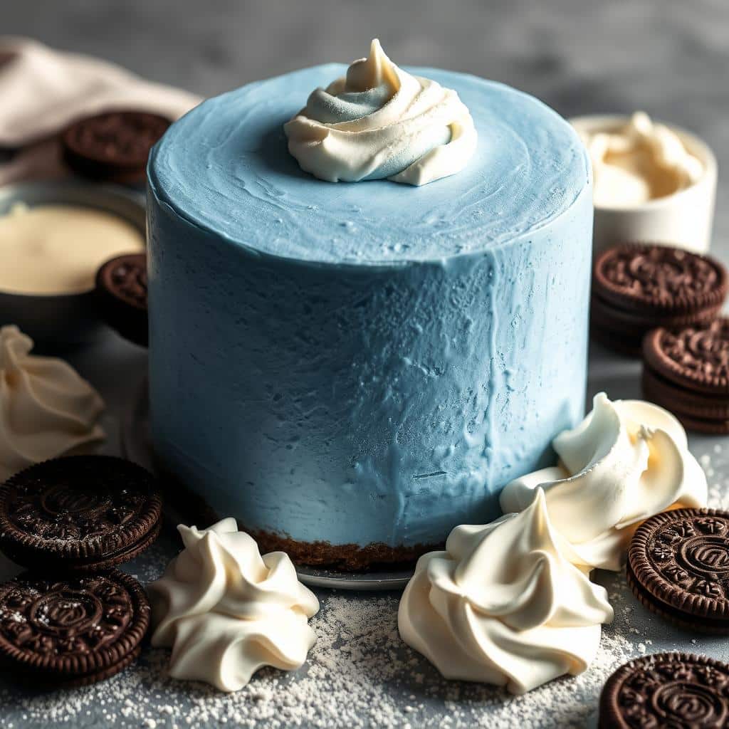 Bleu Velvet Cheesecake Ingredients