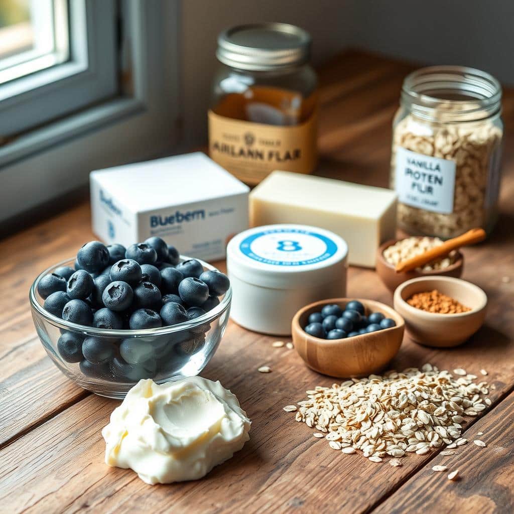 Blueberry Cheesecake Protein Bite Ingredients