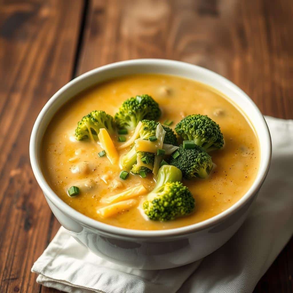 Homemade Broccoli Cheddar Soup