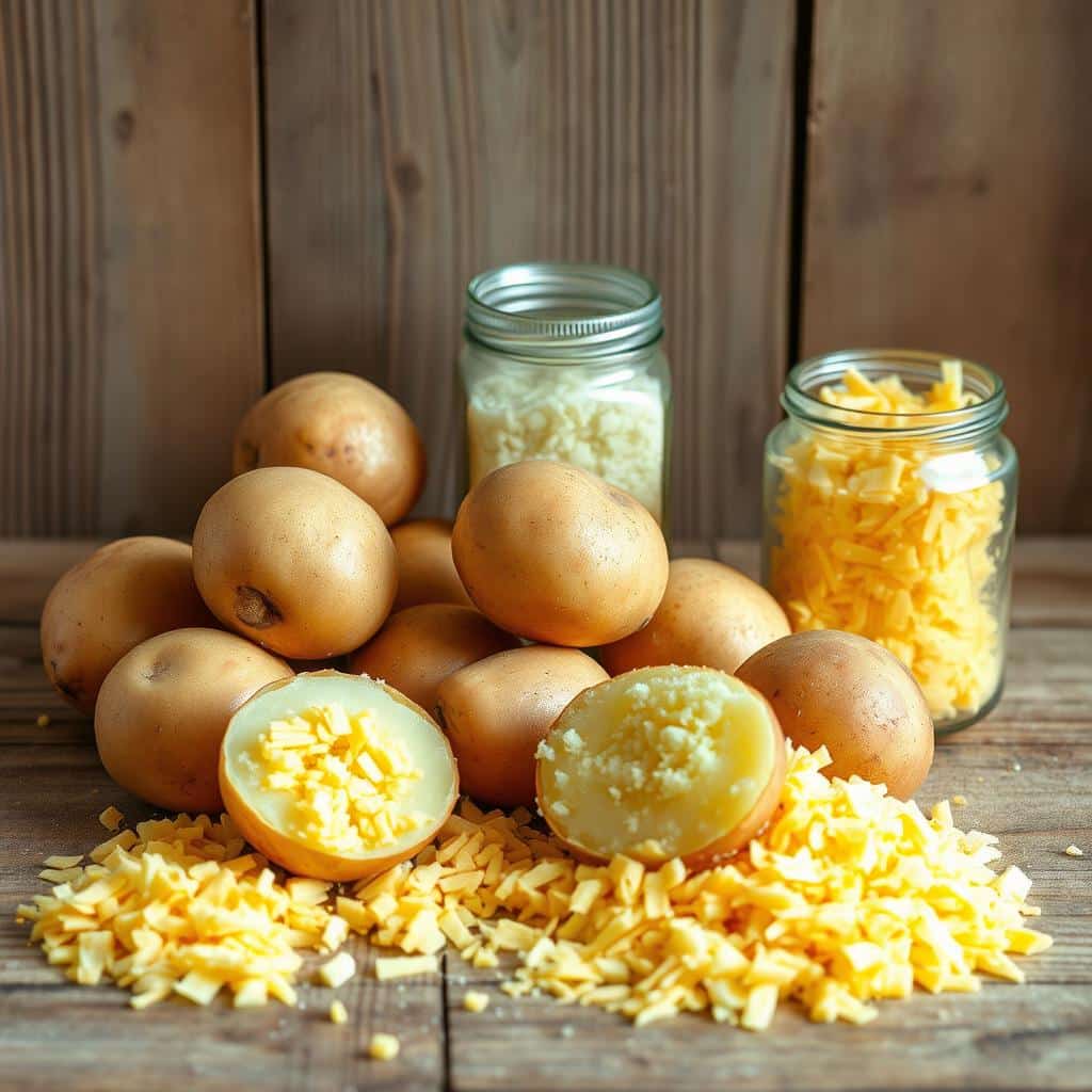 Potato Bomb Ingredients Display