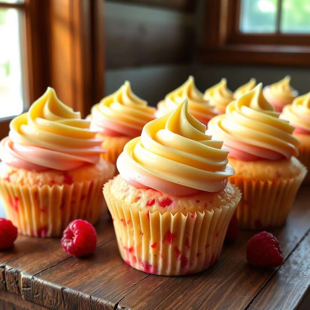Raspberry Lemon Cupcakes