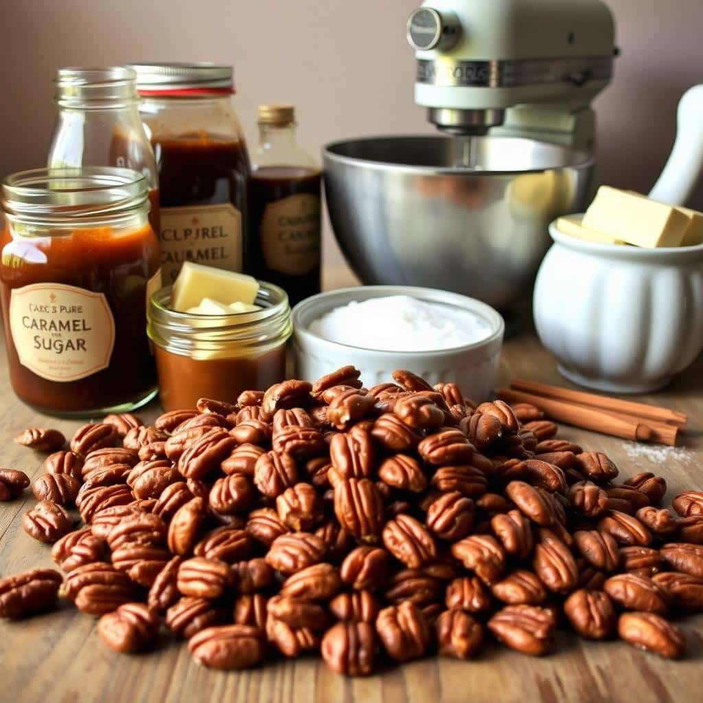 Southern Pecan Caramel Cake Ingredients