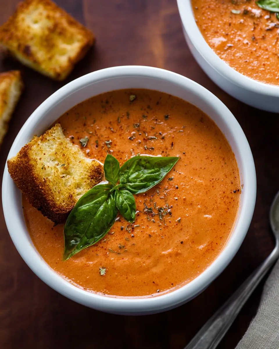 Creamy Tomato Basil Soup: Perfect for Any Meal