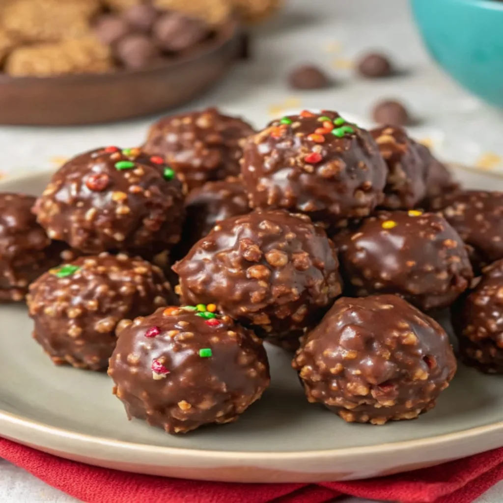 Chocolate Rice Krispie Balls 