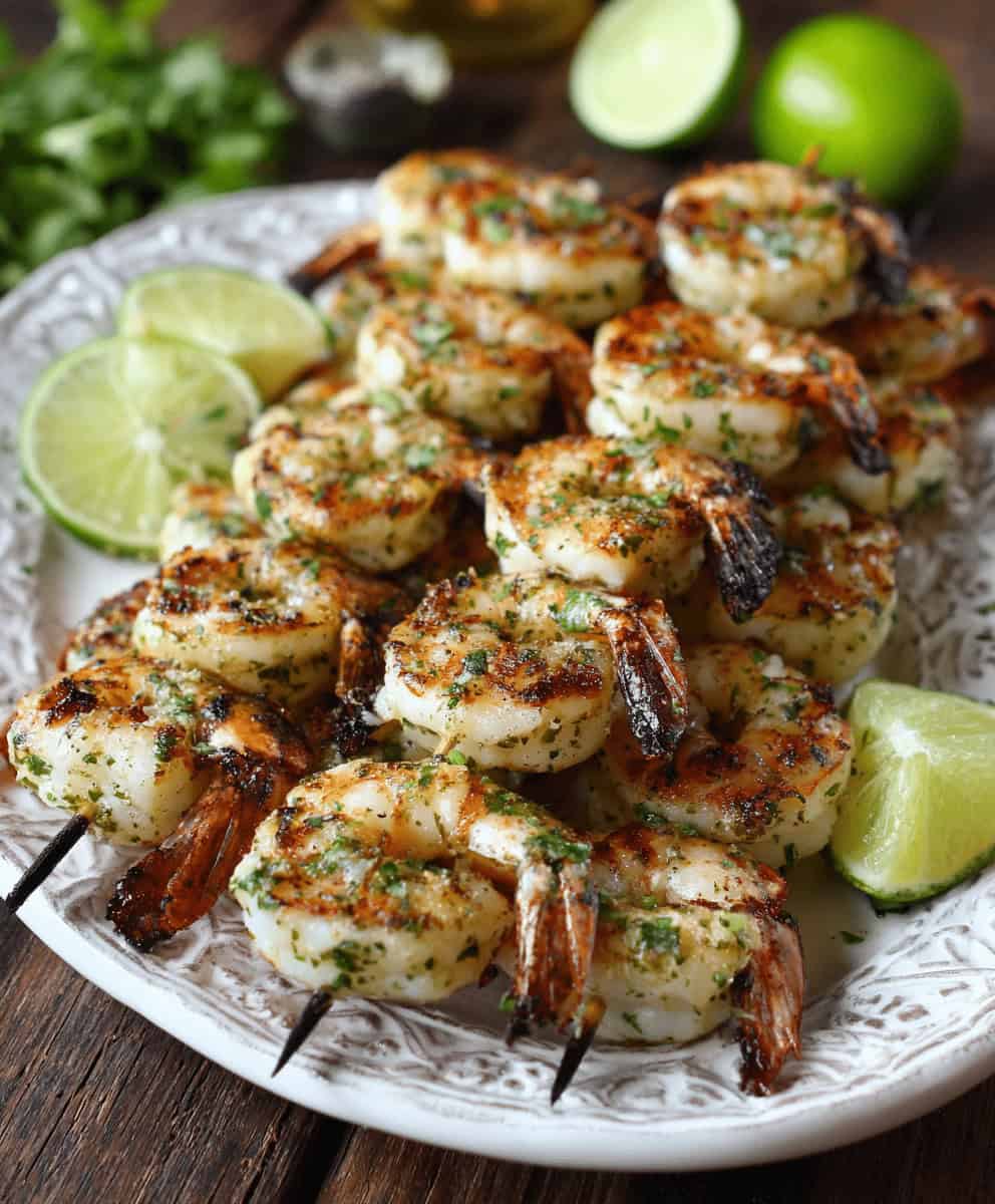 Margarita Grilled Shrimp Skewers