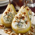 Elegant Blue Cheese Stuffed Pears