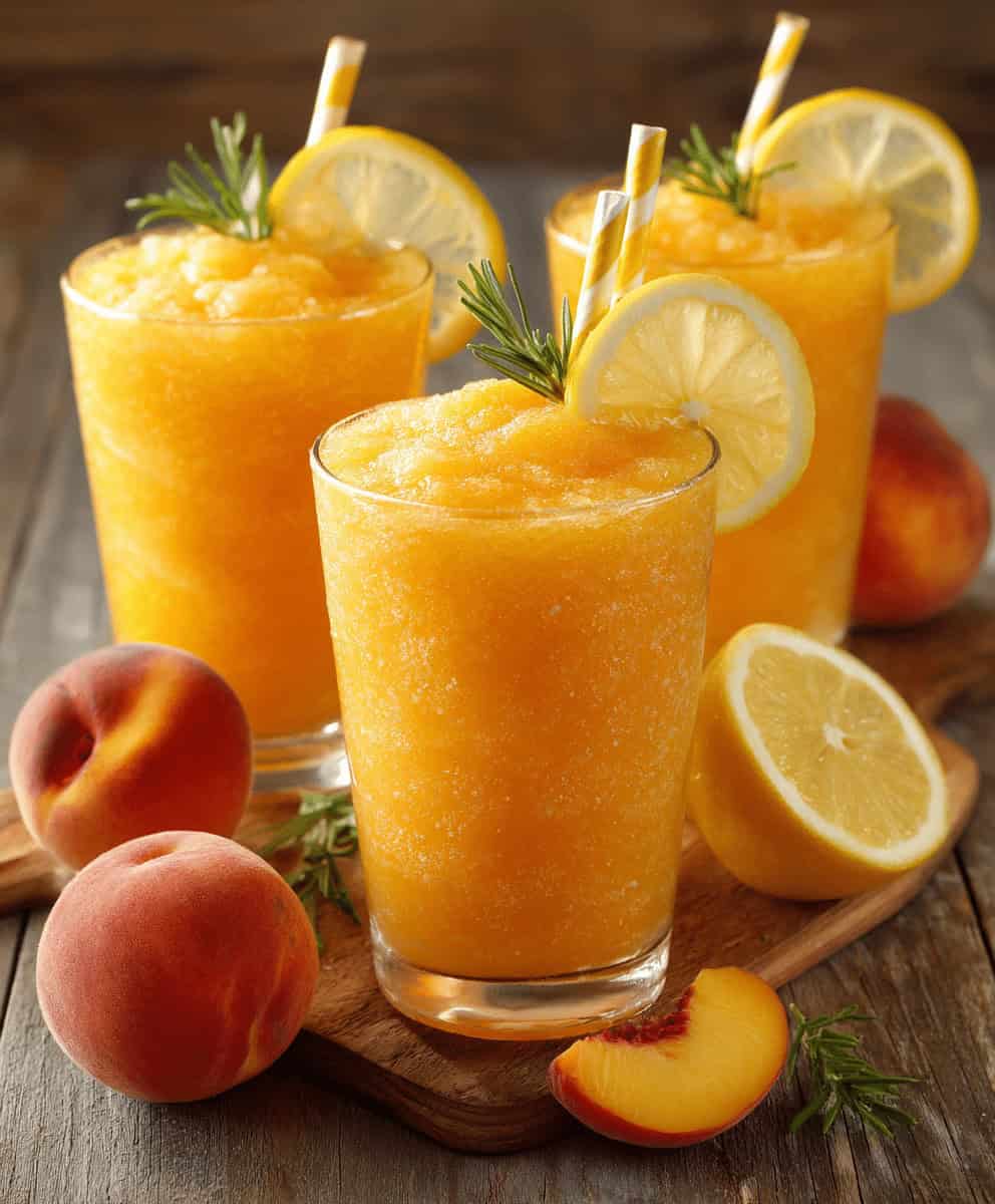 Peach Lemonade Slush Recipe