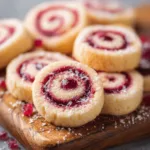 Raspberry Swirl Shortbread Cookies
