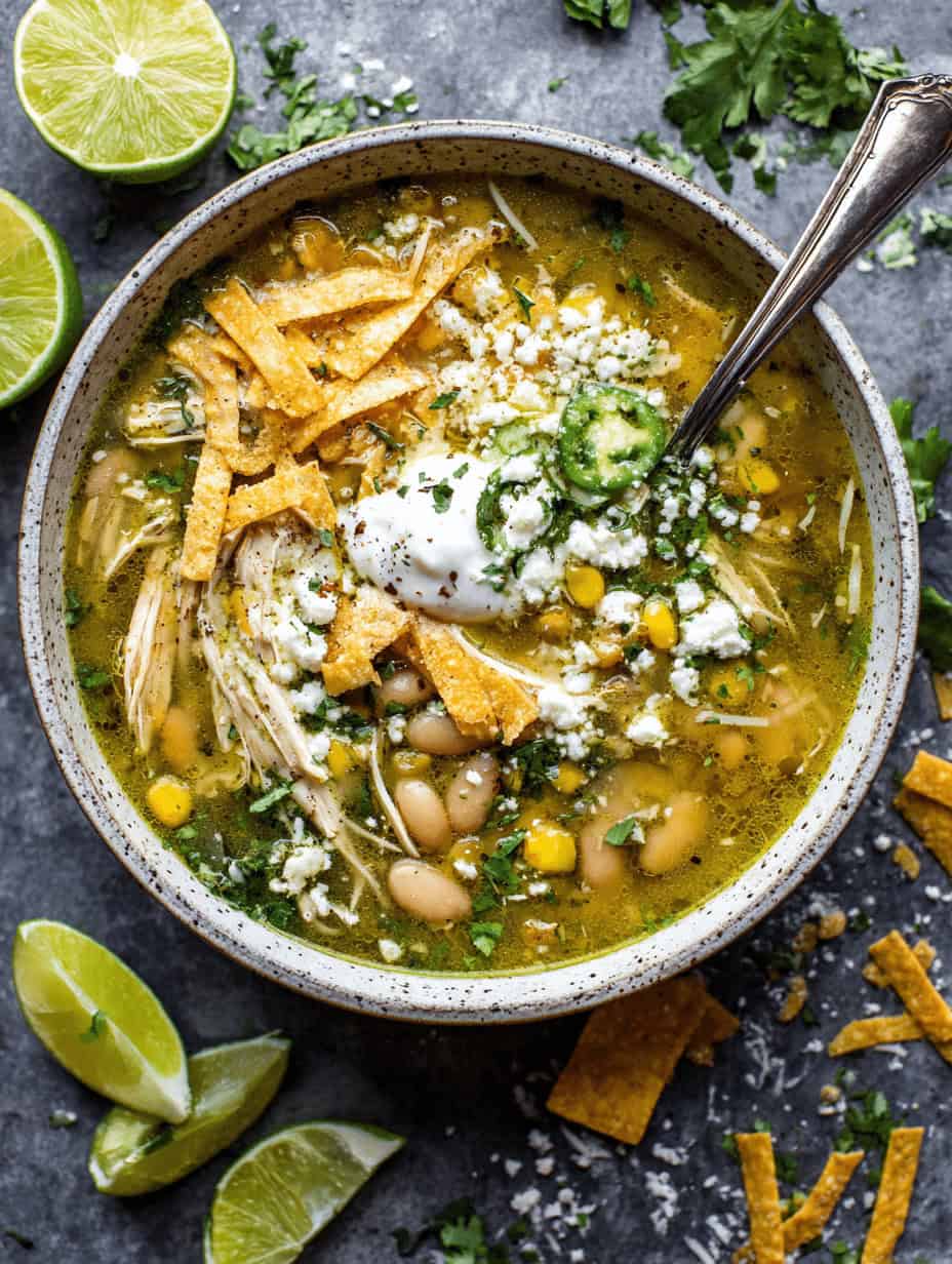Salsa Verde Tortilla Soup Recipe