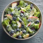 Skinny Broccoli Salad with a Poppy Seed Dressing