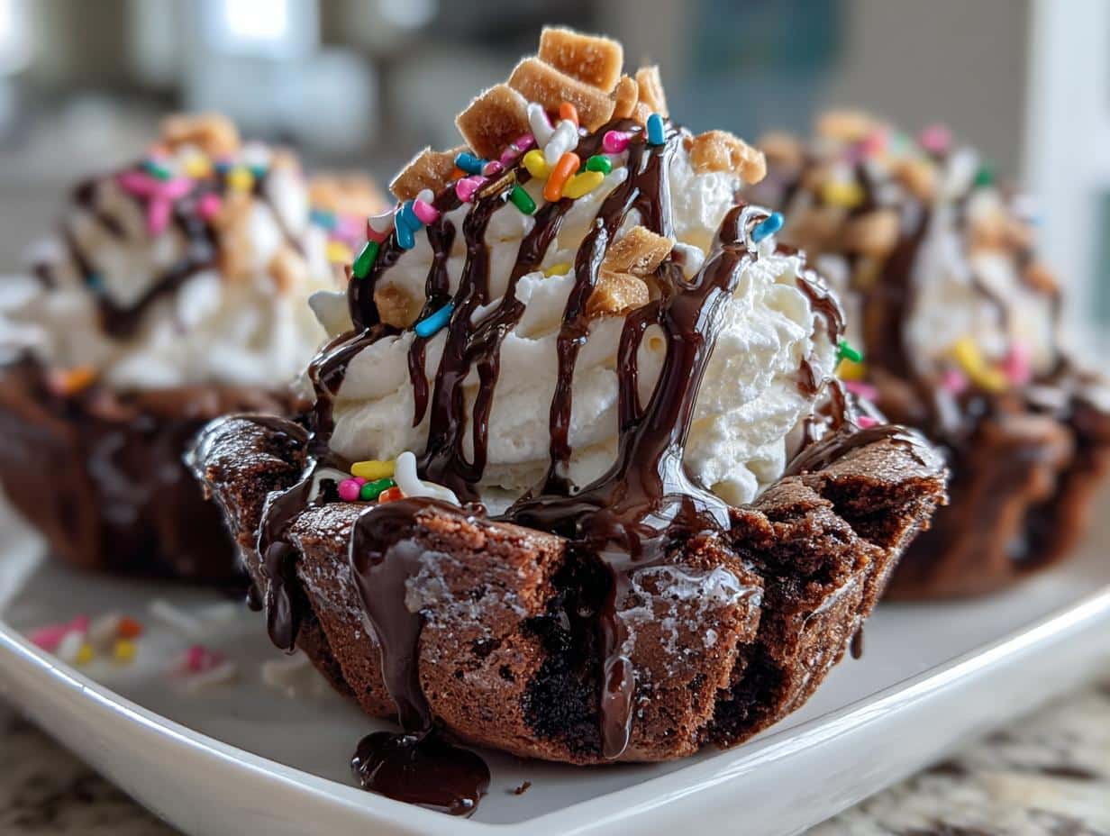 Brownie Sundae Cups