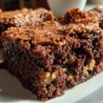 Chewy Walnut Brownies