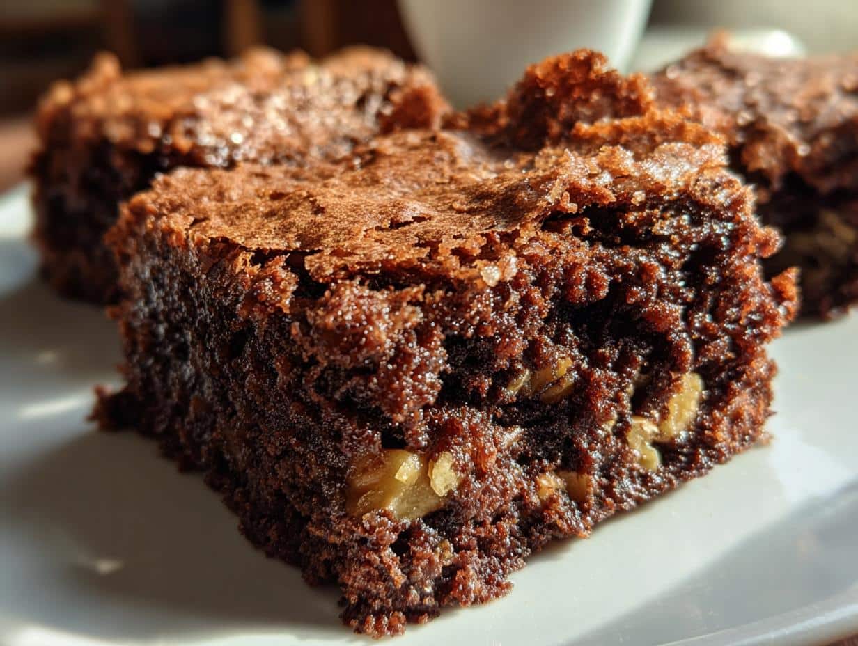 Chewy Walnut Brownies