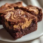 Peanut Butter Swirl Brownies