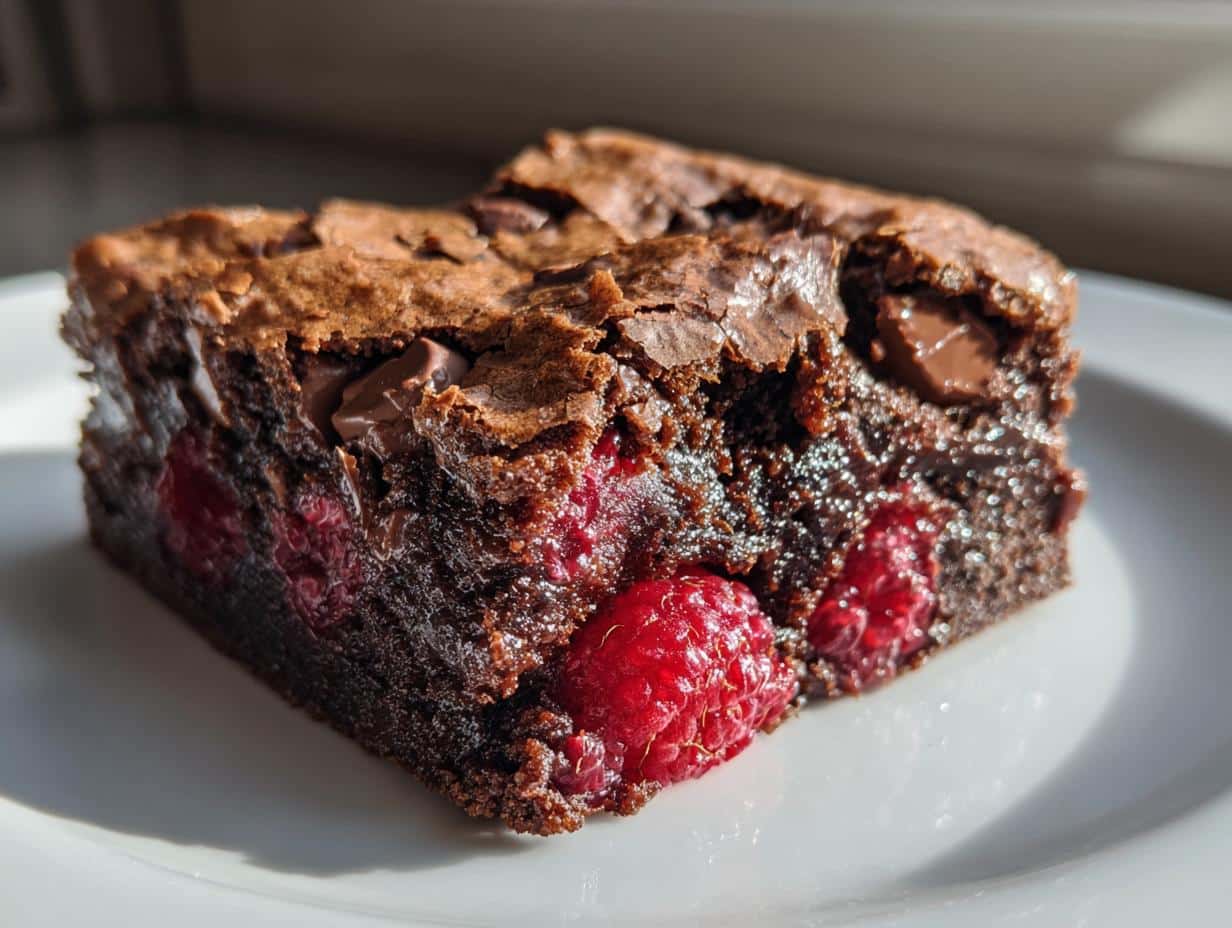 Raspberry Chocolate Brownies