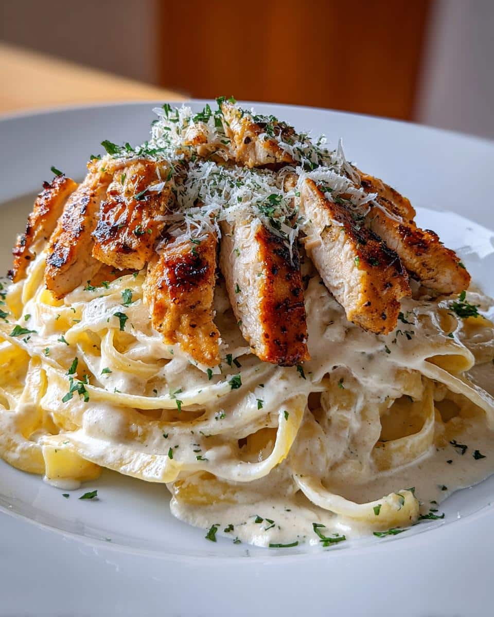 chicken alfredo recipe - detail 1