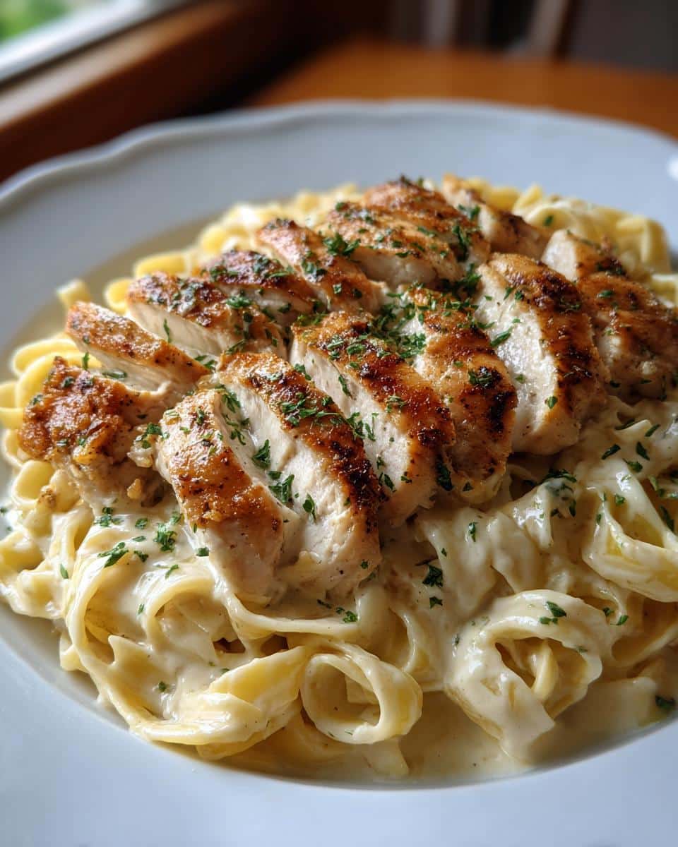 chicken alfredo recipe - detail 3