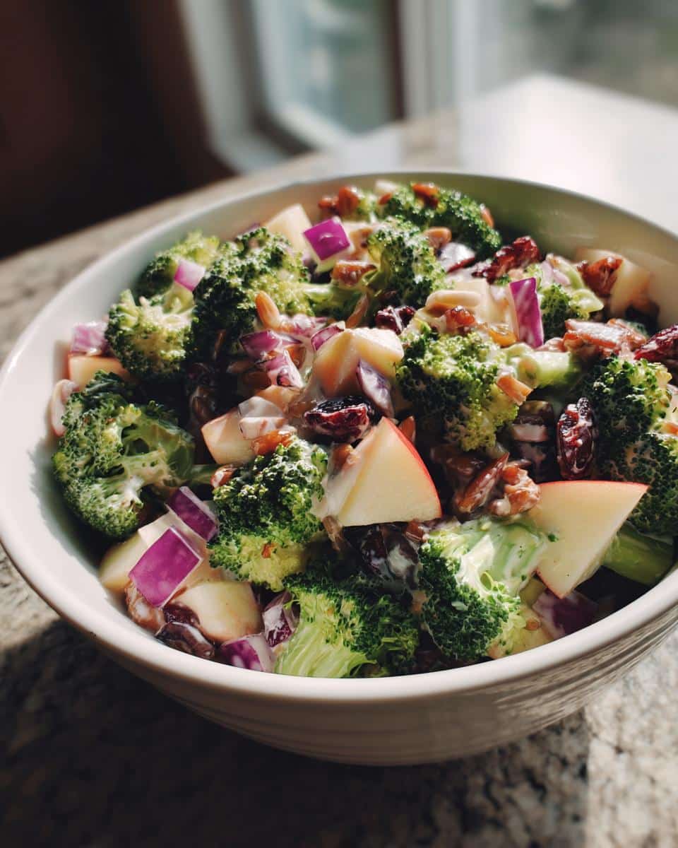 Apple Broccoli Salad - detail 1
