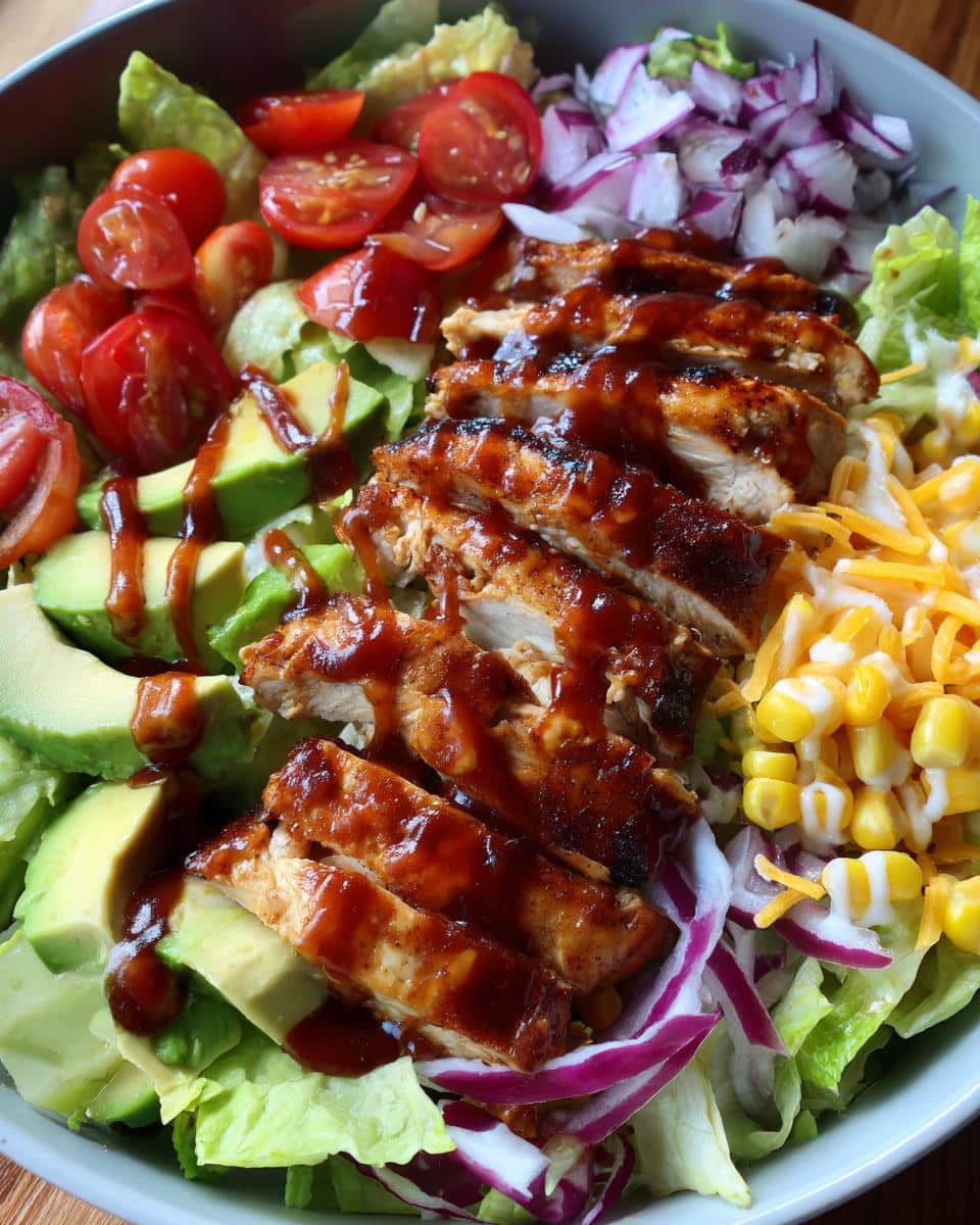 BBQ Chicken Salad - detail 1