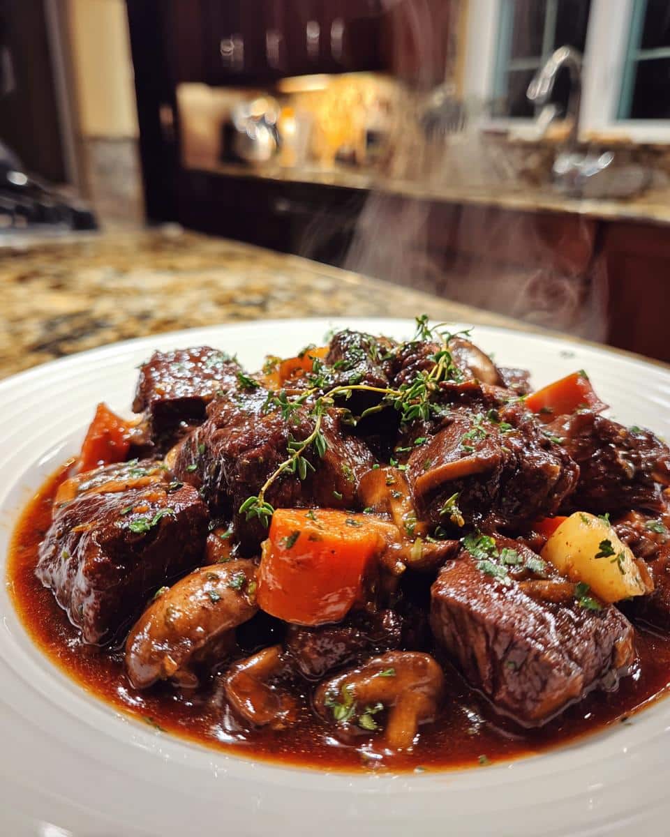 Beef Bourguignon - detail 1