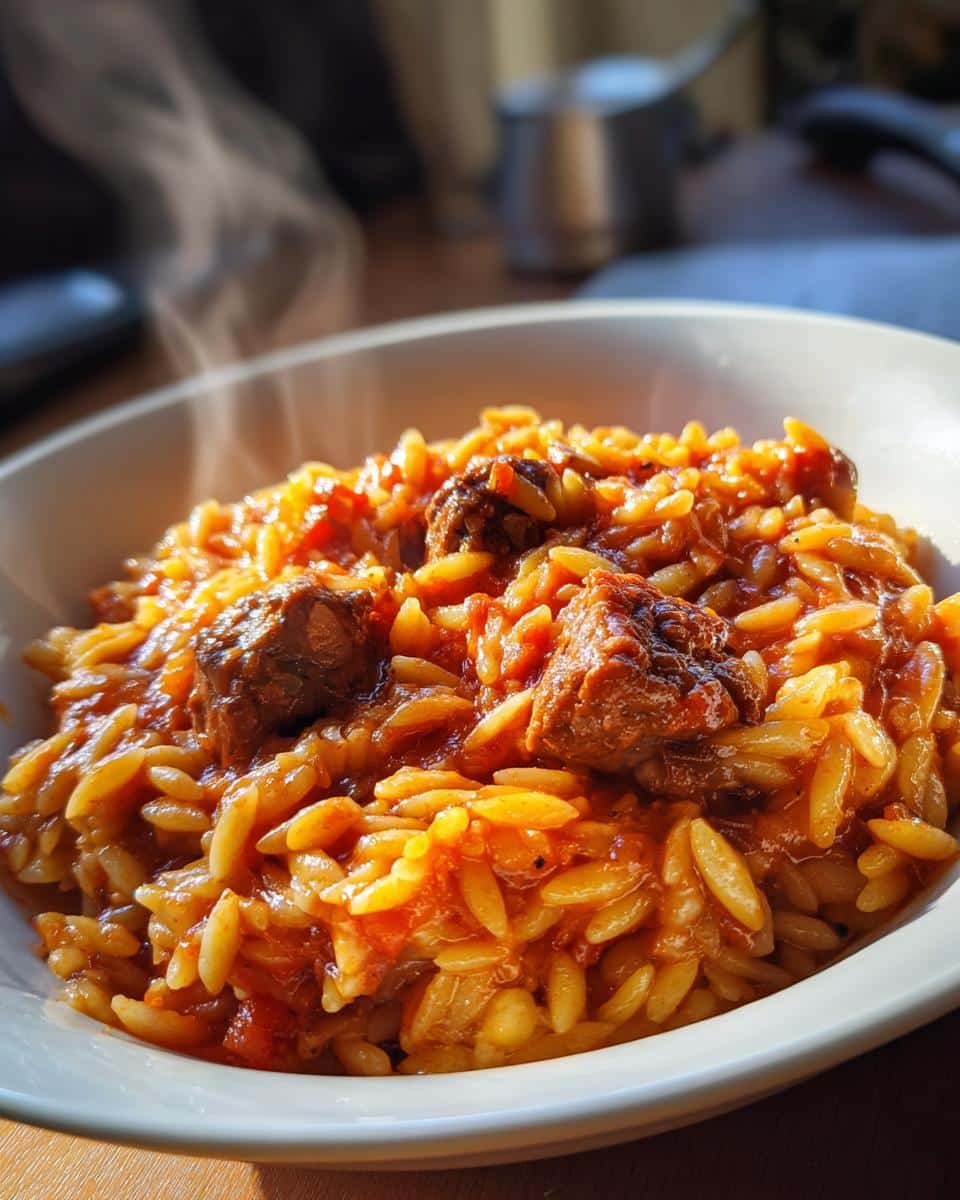 Beef Giouvetsi - detail 2