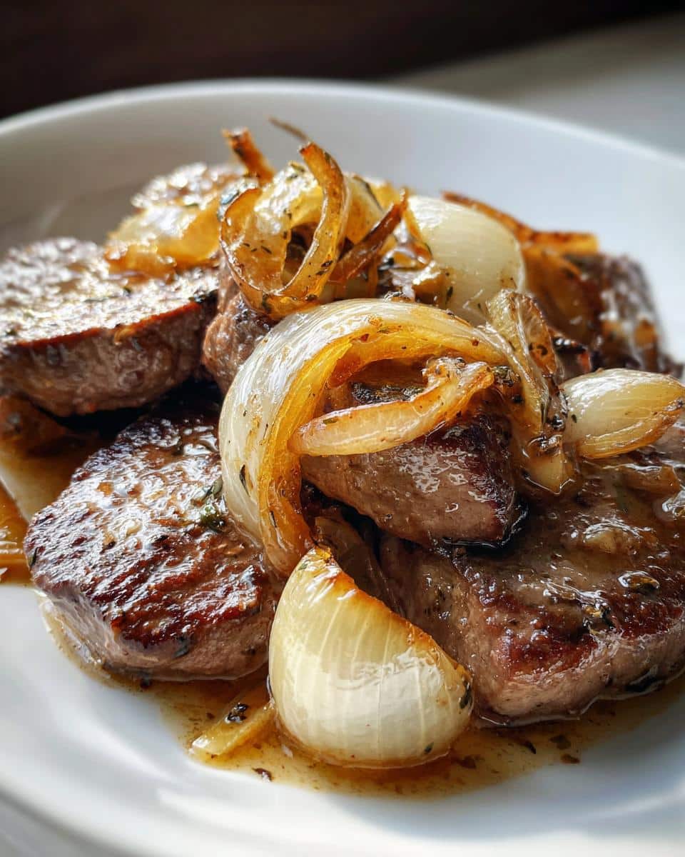 Beef Liver with Onions - detail 3