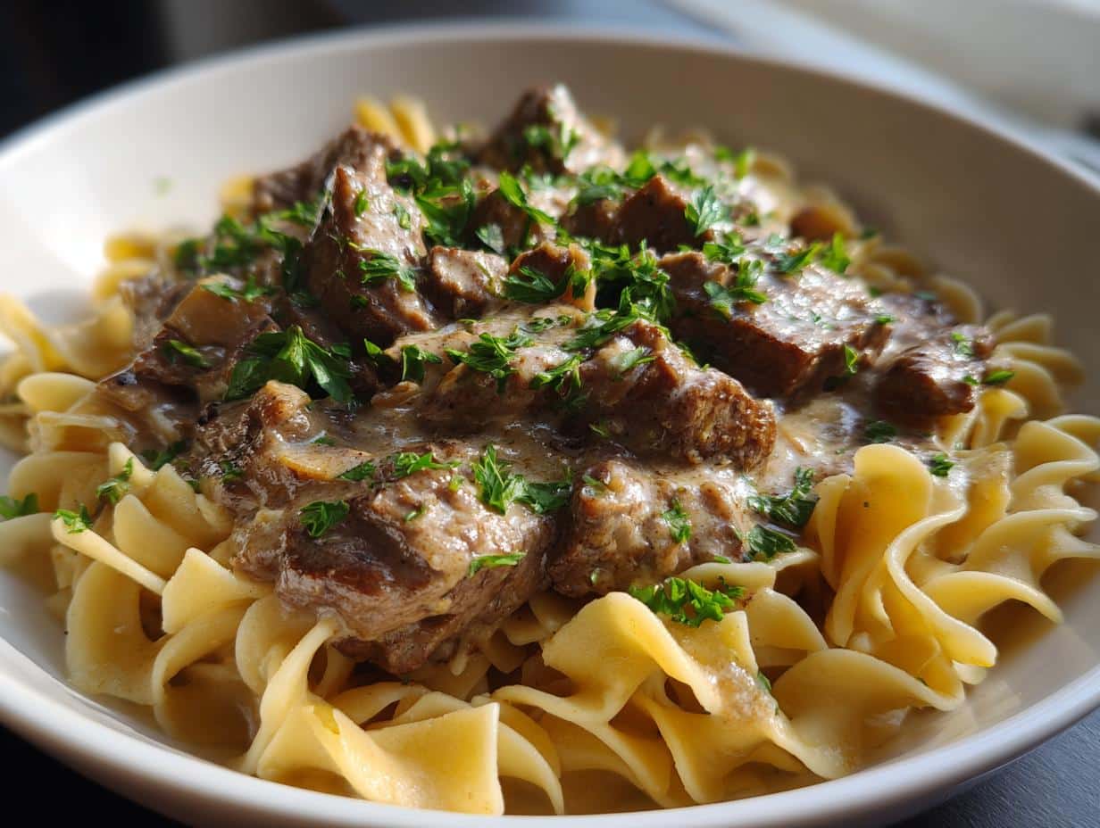 Beef Stroganoff