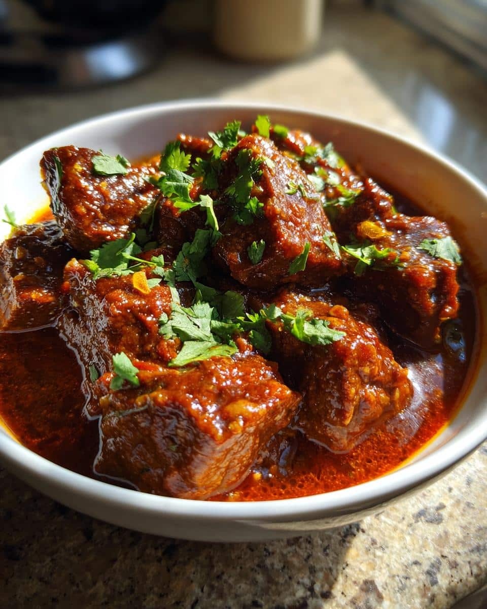 Beef Vindaloo - detail 1