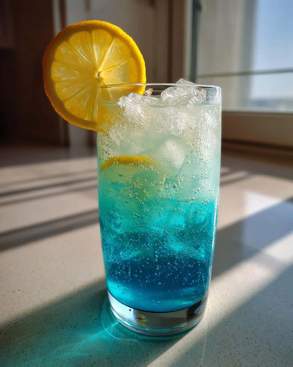 Blue Lagoon Mocktail - detail 1