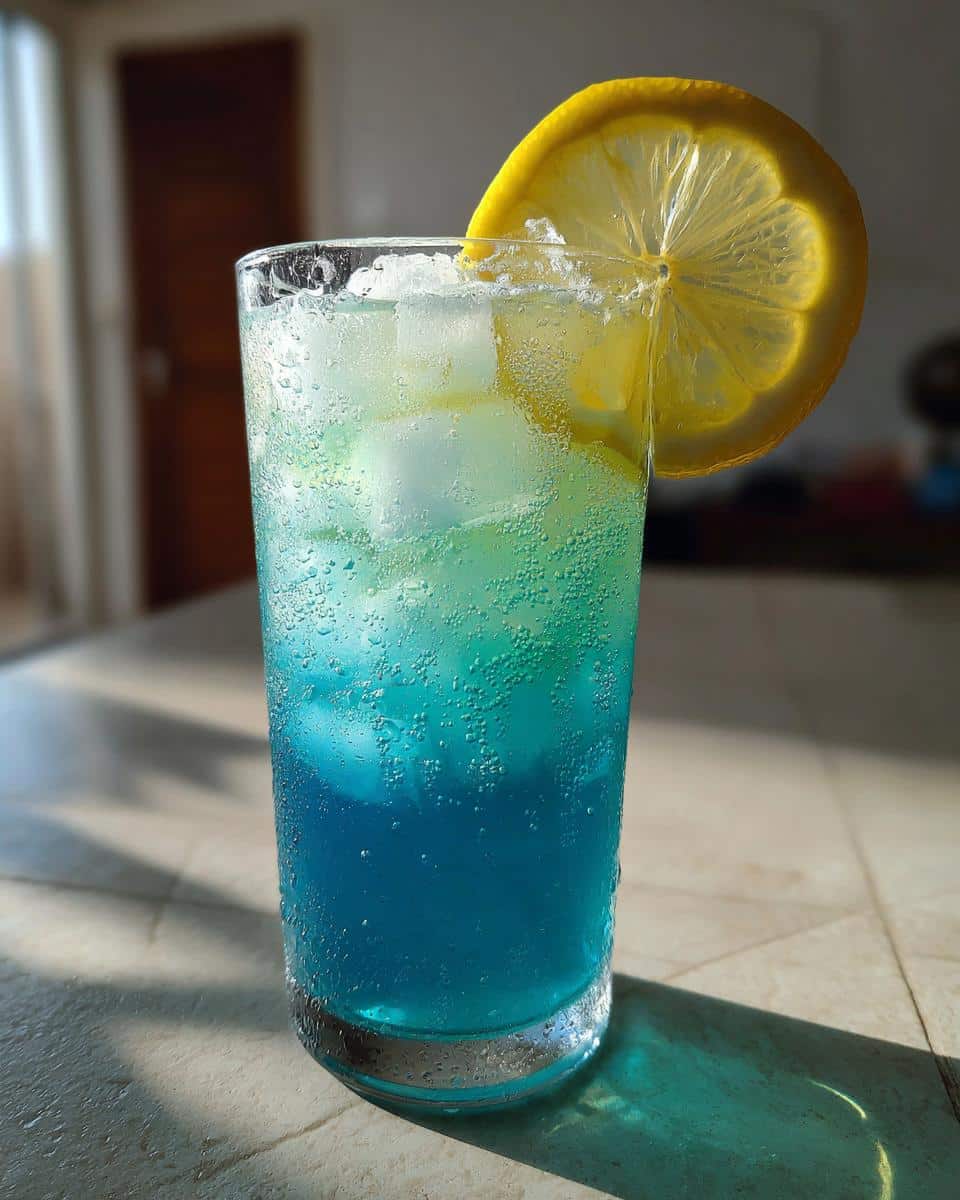 Blue Lagoon Mocktail - detail 2