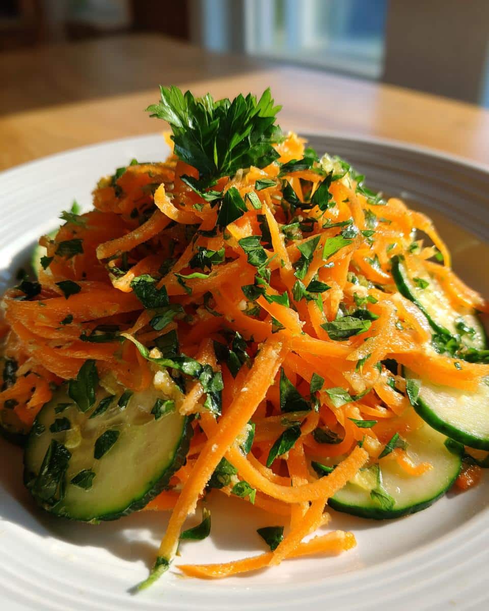 Carrot Cucumber Salad - detail 2