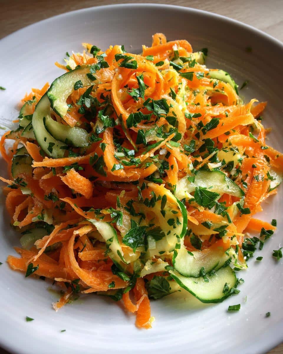Carrot Cucumber Salad - detail 3