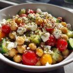 Chickpea Feta Salad