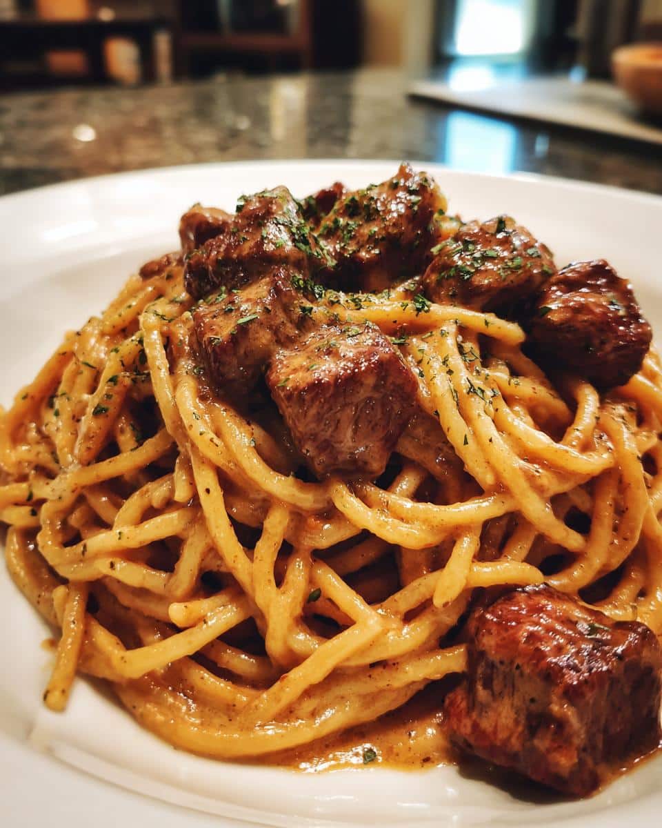 Creamy Beef Pasta - detail 1